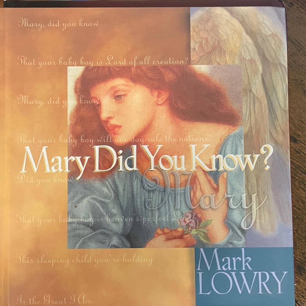 NWOT Mary Did You Know Book with CD